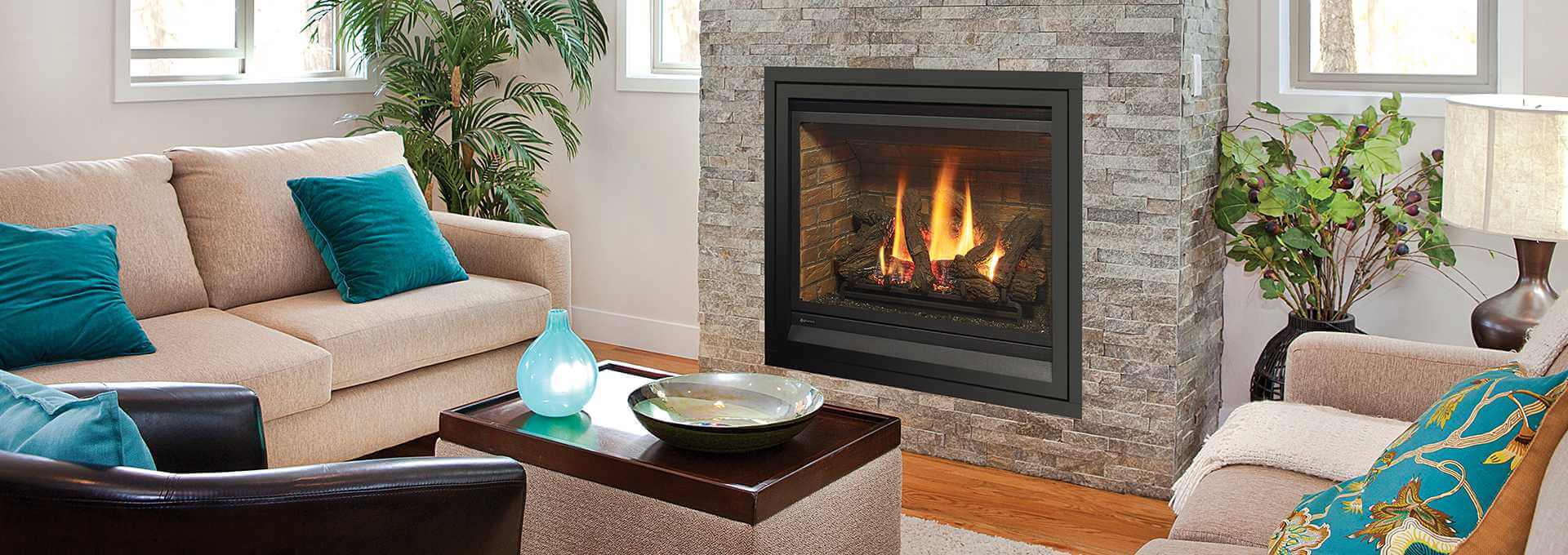 Regency-Gas-Fireplace-B36XTE-Black-Vignette Regency Gas Fireplace B36XTE