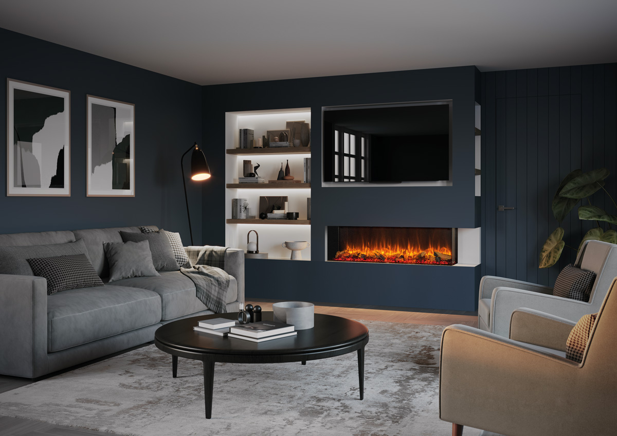 Fireplace TV Wall Regency Skope E135