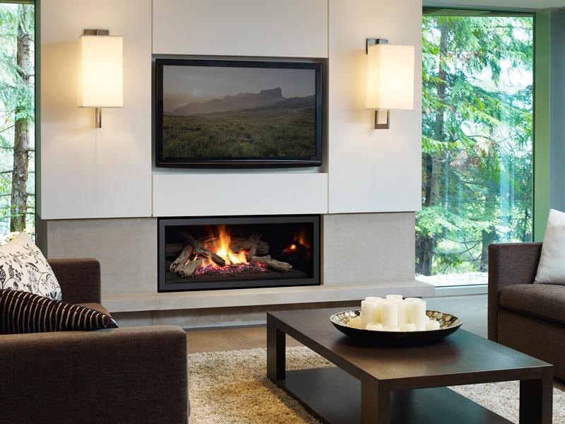 Fireplace TV Wall U900E
